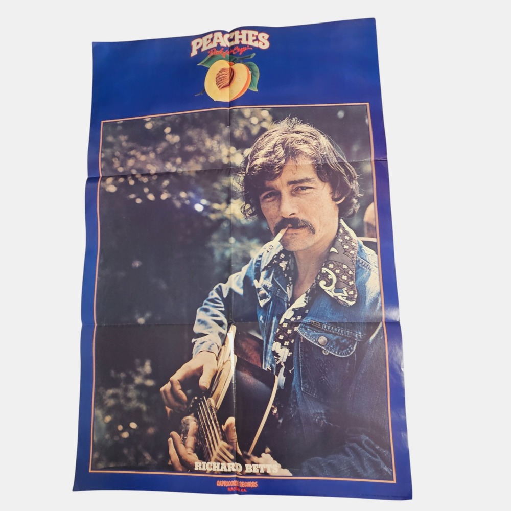 Richard Betts‎ Highway Call VTG 1974 Promo Poster 23x35 Capricorn Records Rock